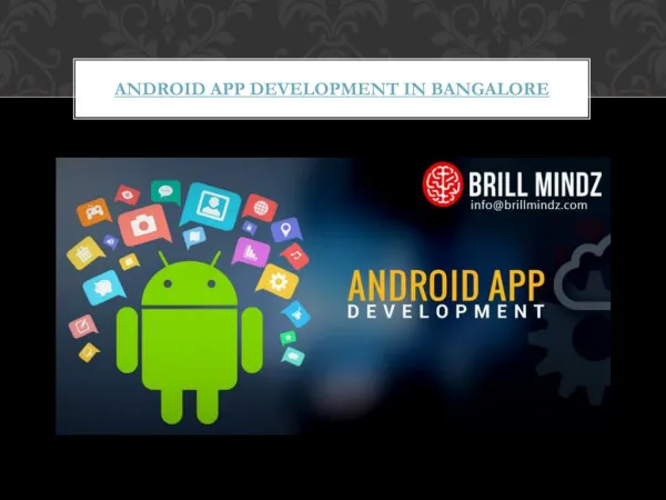 Android App Development In Bangalore