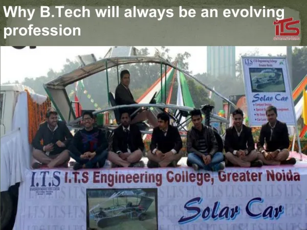 Why B.Tech will always be an evolving profession