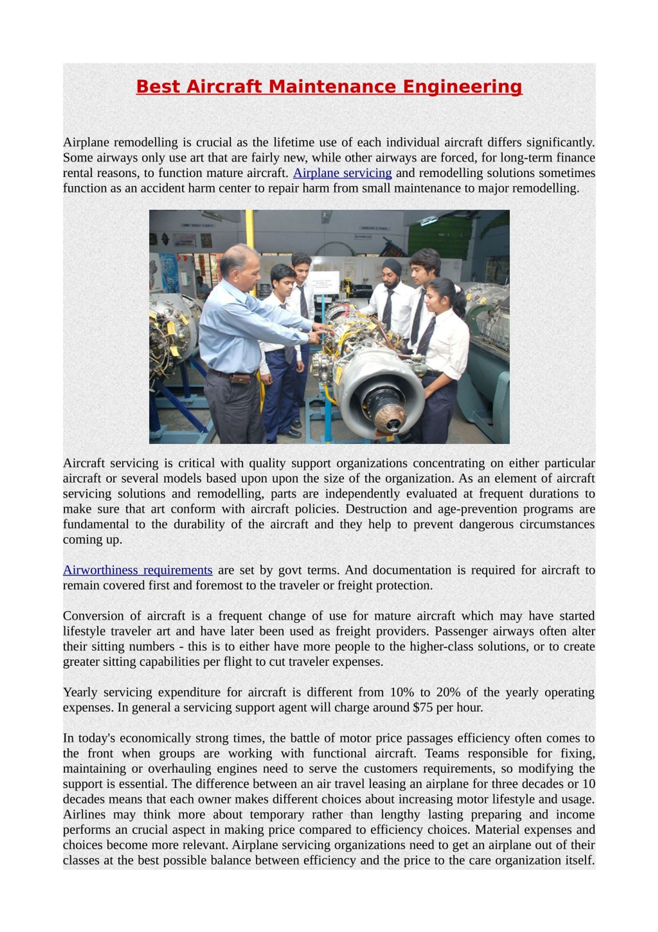 PPT - Best Aircraft Maintenance Engineering PowerPoint Presentation ...
