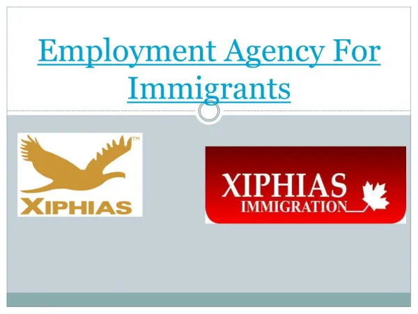 About Employment Agency for Immigrants