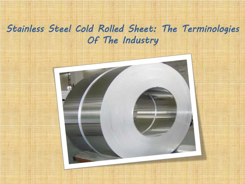 stainless steel cold rolled sheet