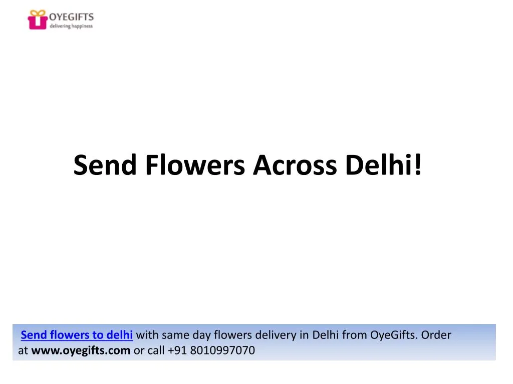 send flowers across delhi