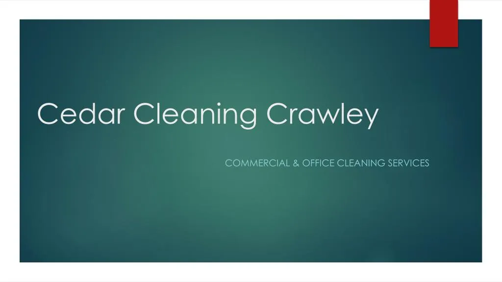 cedar cleaning crawley