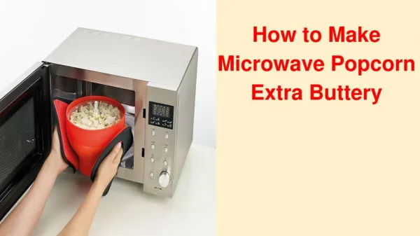 How to Make Microwave Popcorn | Gold Medal Popcorn Machine