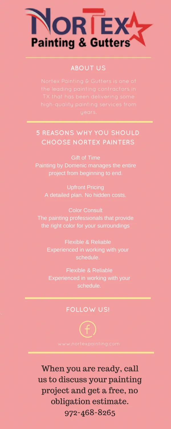 Nortex Painting & Gutters: For Fascinating Commercial & Residential Painting Services