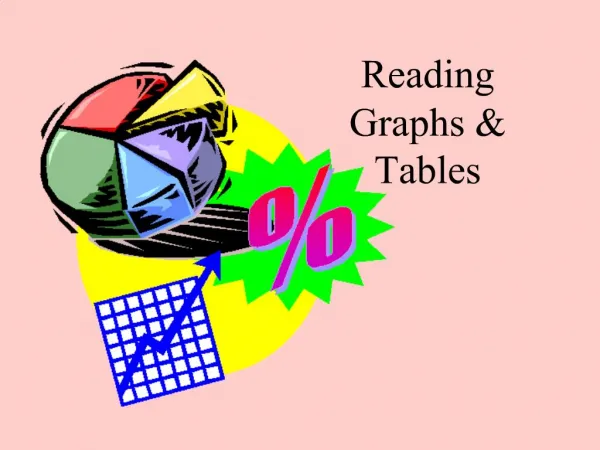 Reading Graphs Tables
