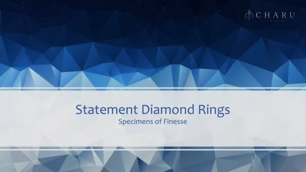 Statement Diamond Rings