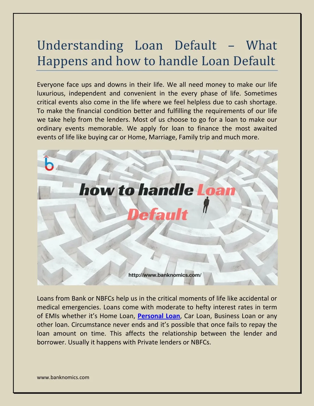 understanding loan default what happens