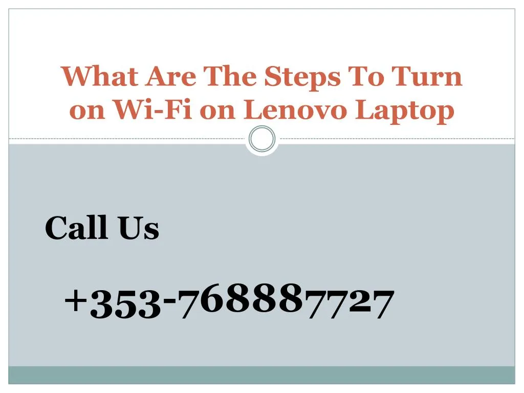 what are the steps to turn on wi fi on lenovo laptop