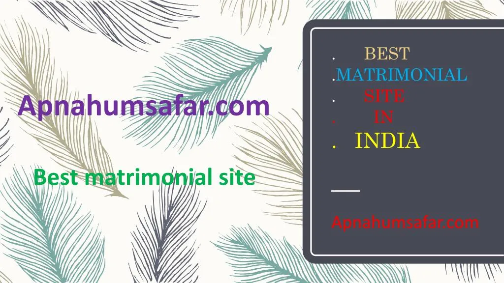 best matrimonial site in india