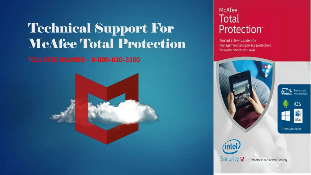 technical support for mcafee total protection
