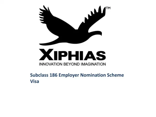 subclass 186 employer nomination scheme visa