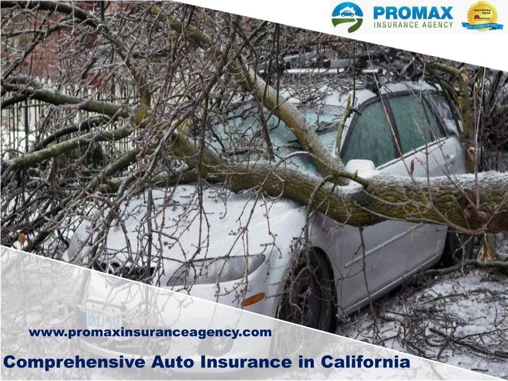 comprehensive auto insurance in california