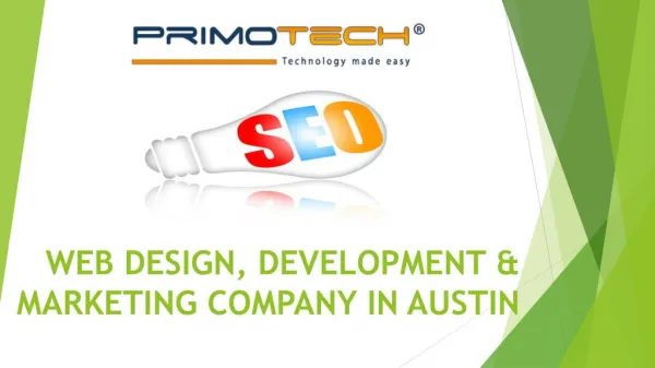 Web Design, Development & Marketing Company in Austin