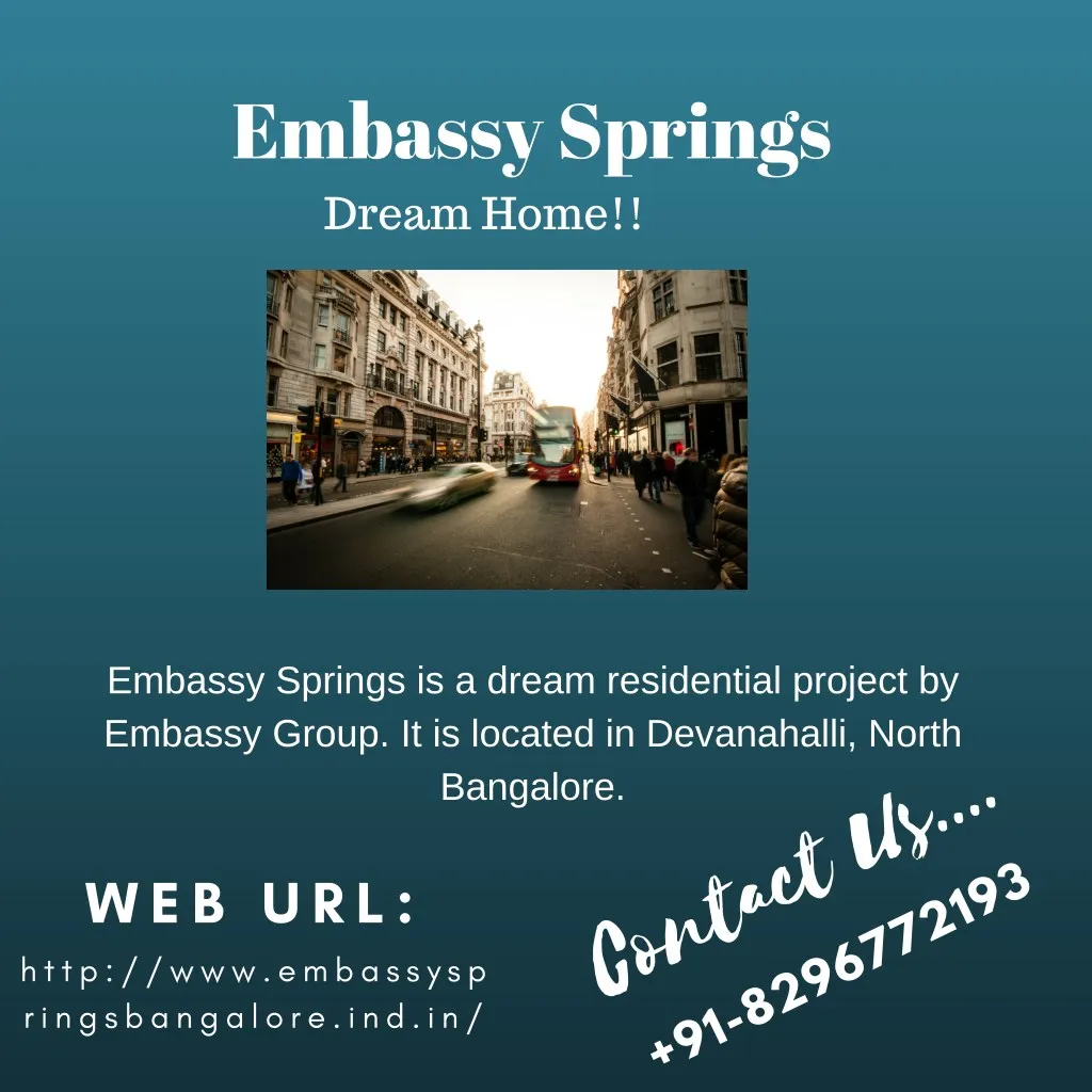 embassy springs dream home