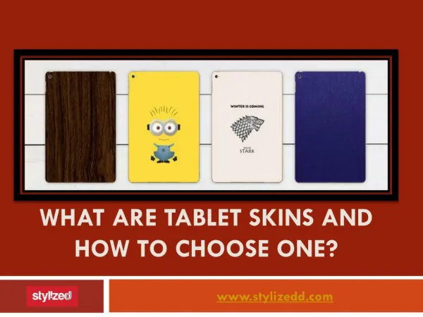 How to select tablet skins?