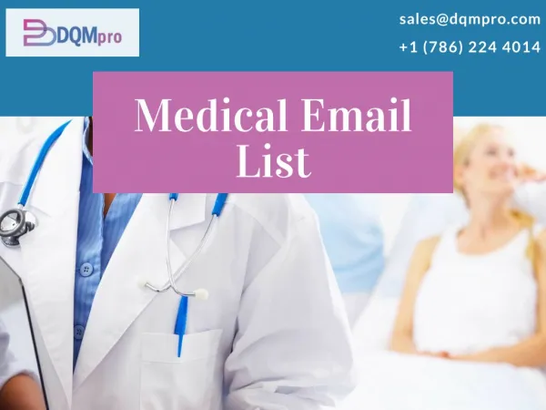 Healthcare Mailing List | Medical Email List | Healthcare Marketing Lists