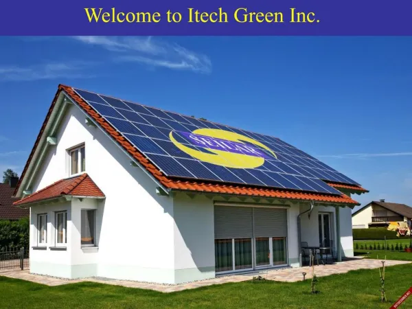 Residential solar energy solutions