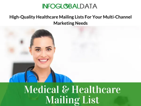 Medical and Healthcare Mailing List