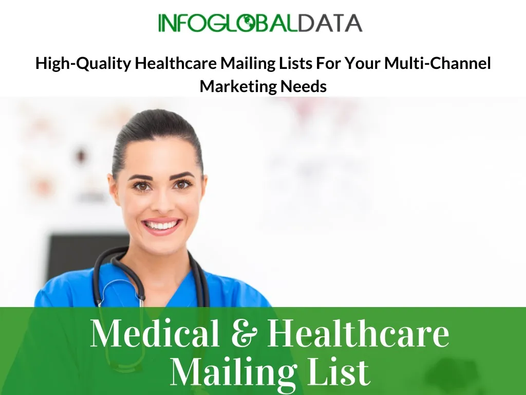 high quality healthcare mailing lists for your