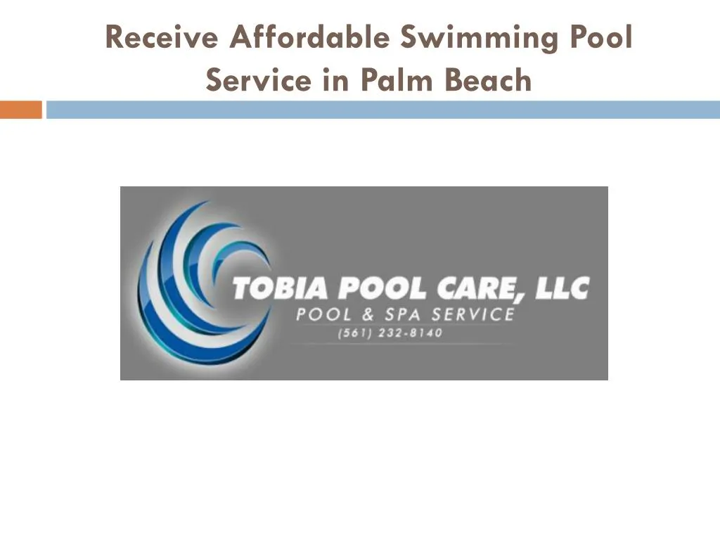receive affordable swimming pool service in palm beach
