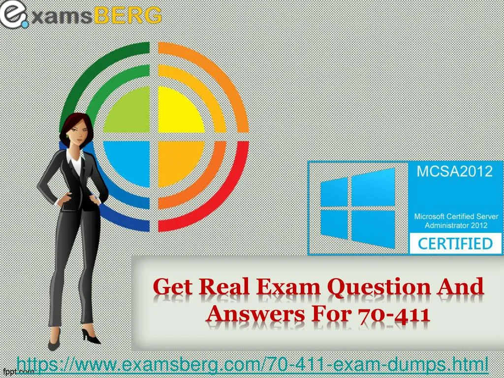 get real exam question and answers for 70 411