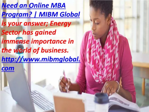Need an Online MBA Program in Noida