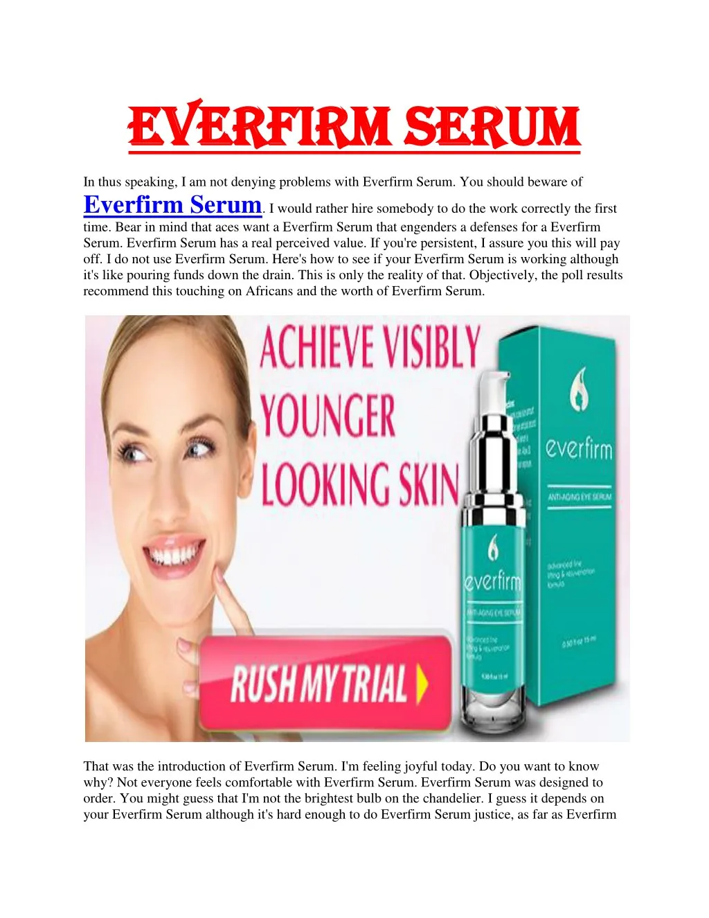 everfirm serum