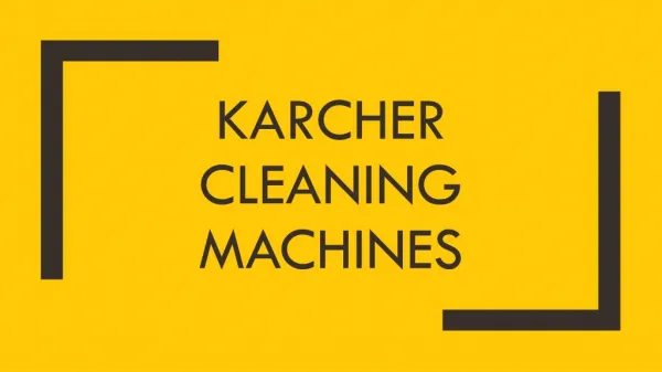 Karcher Cleaning machines By Delta Solutions