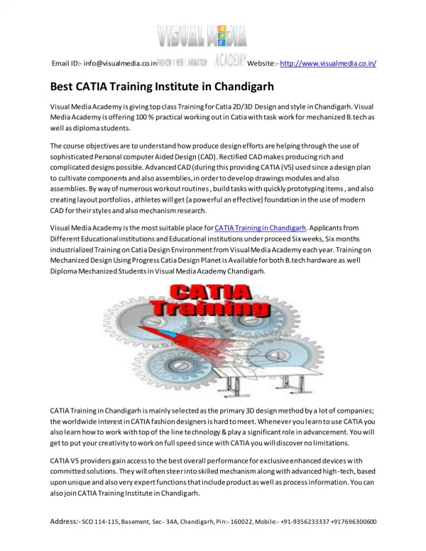 Caita Training in Chandigarh