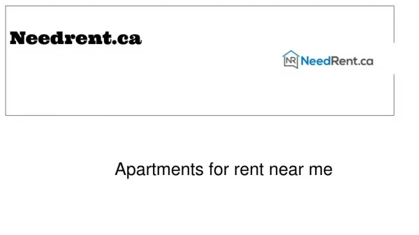 Apartments for rent near me