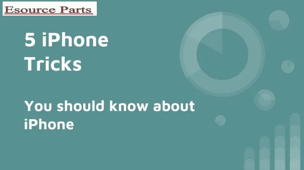 5 iPhone Tricks You should know about iPhone