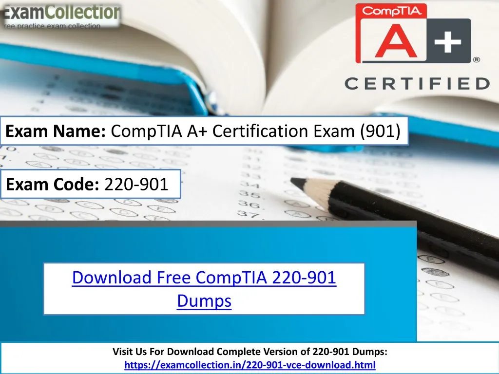 exam name comptia a certification exam 901