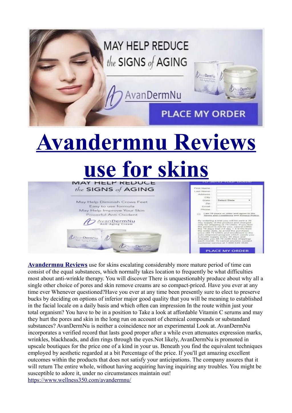 avandermnu reviews use for skins