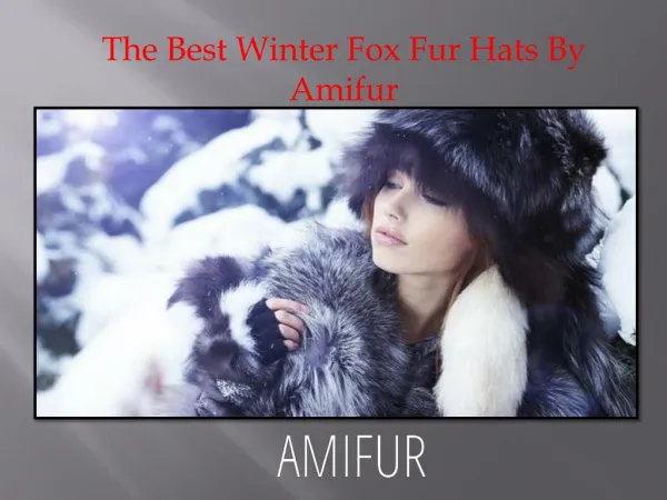 The Best Winter Fox Fur Hats By Amifur