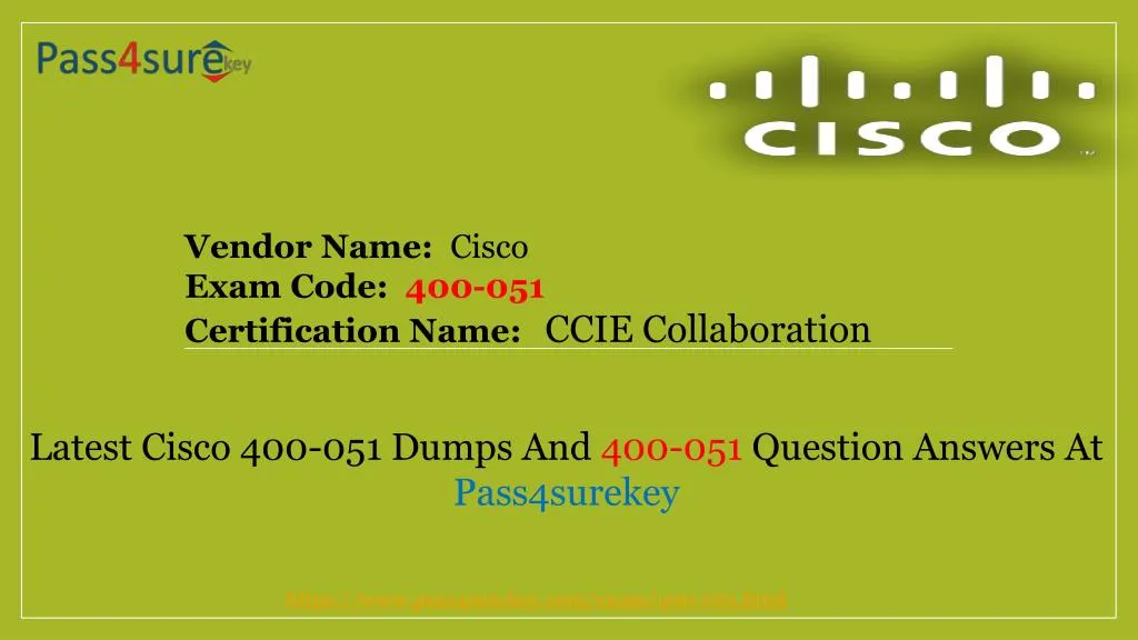 vendor name cisco exam code 400 051 certification