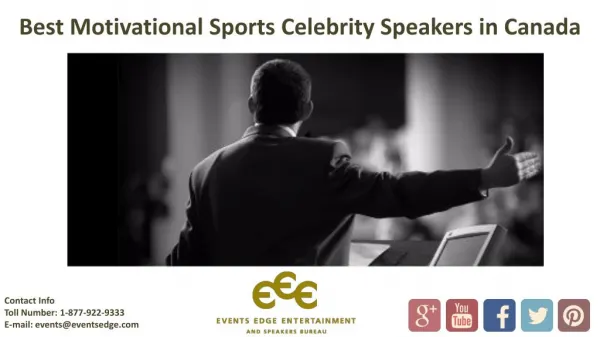 Best Motivational Sports Celebrity Speakers in Canada - Eventsedge.com