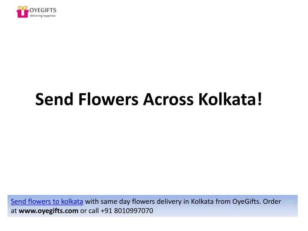 send flowers across kolkata