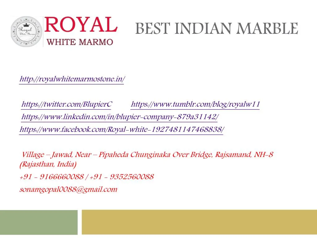 best indian marble