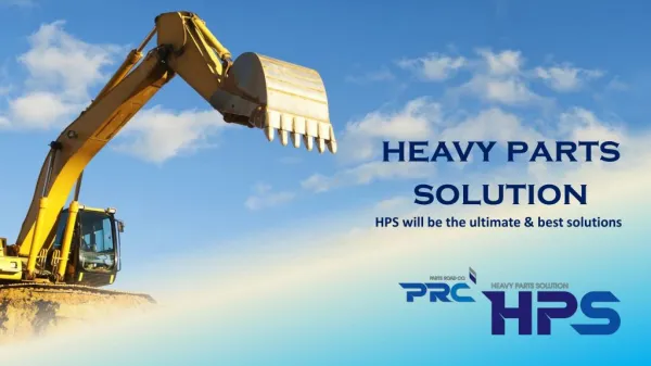 Get solutions for your excavator parts and heavy equipments!