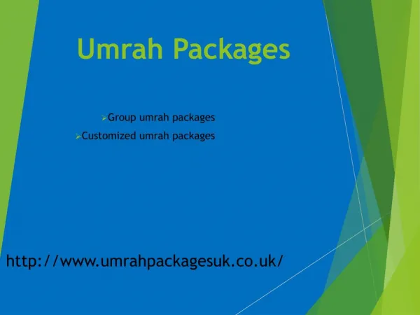 London umrah package