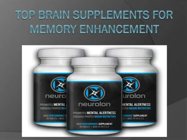 Top Brain Supplements to Boost Memory