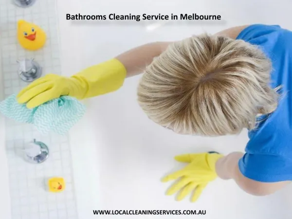 Bathrooms Cleaning Service in Melbourne