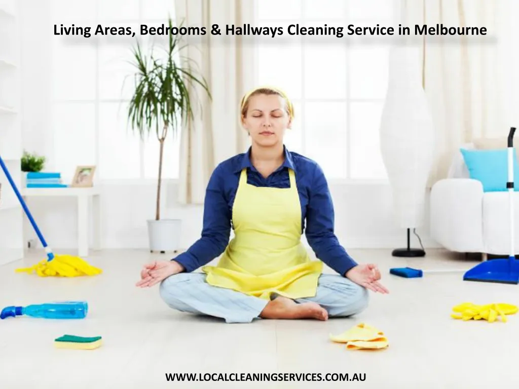 living areas bedrooms hallways cleaning service