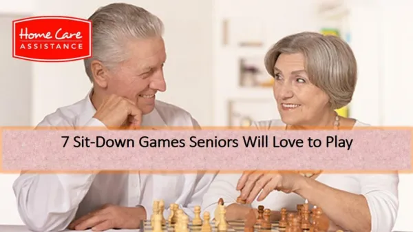 7 Sit-Down Games Seniors Will Love to Play