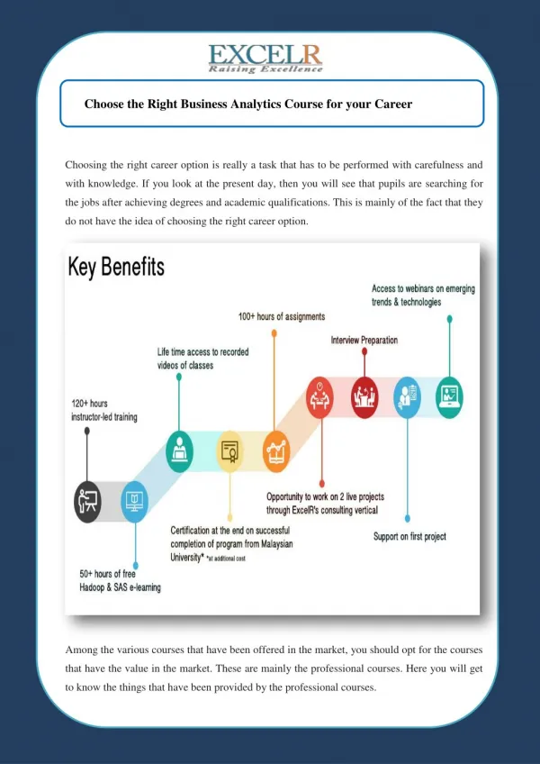 choose the right business analytics course