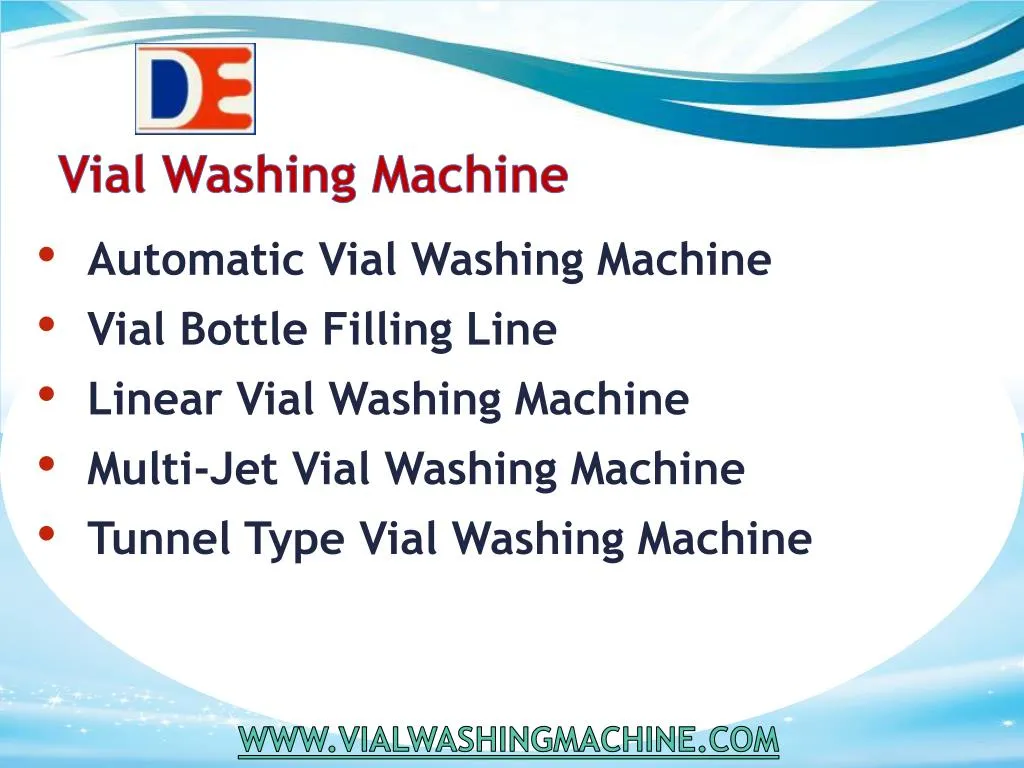 vial washing machine