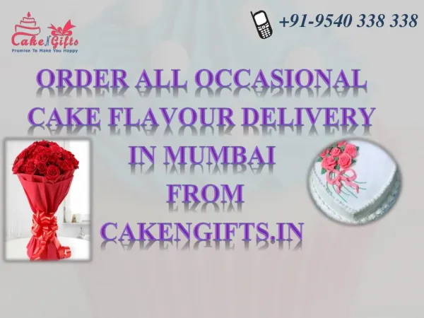 Celebrate your party by ordering online cake delivery in Mumbai