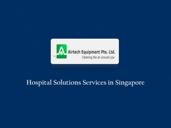 Hospital Solutions Services in Singapore