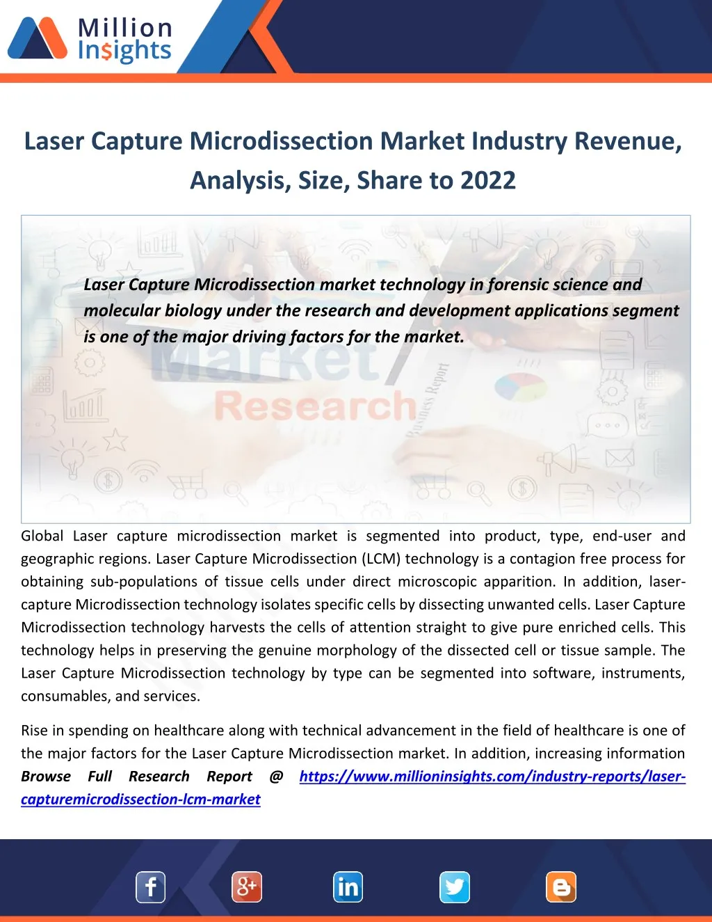 laser capture microdissection market industry